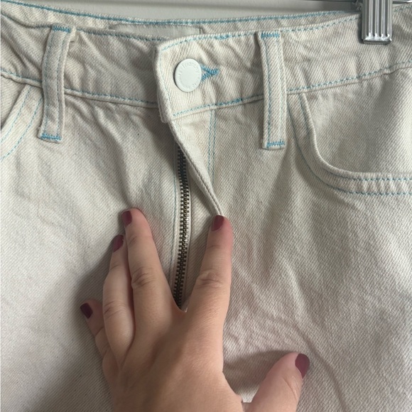 $10 sale 🍓Triarchy jeans off white straight leg high‎ waisted size 26 - Picture 7 of 9
